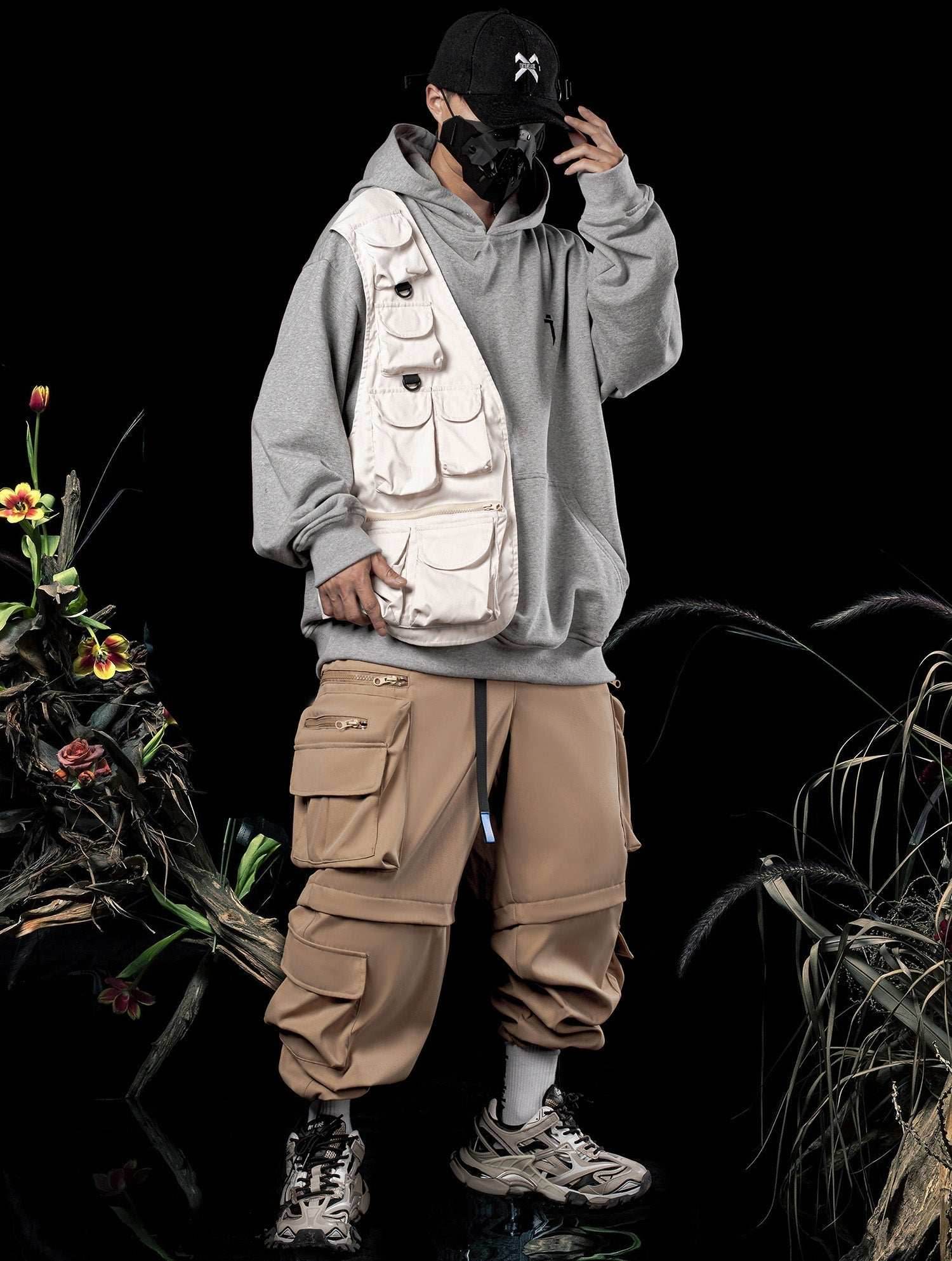 HiH27 I-Tech Essential Hoodie - Light Grey / M