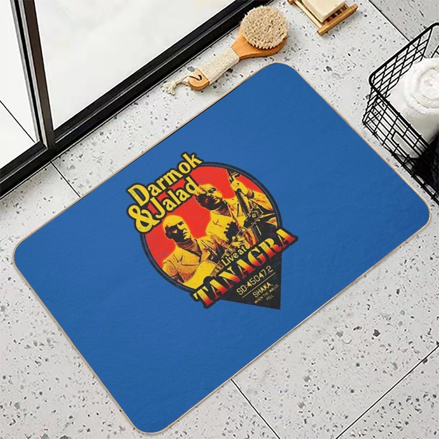 Darmok And Jalad at Tanagra  Stain-Proof Bath Mat