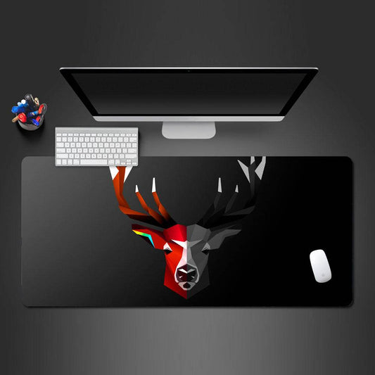 Abstract Deer Desk Pad - M (70 x 30cm)