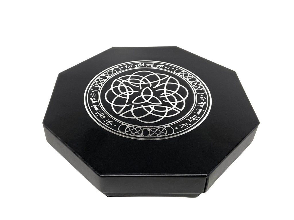 Elven Runes Dice Tray With Dice Staging Area and Lid - Role-Players