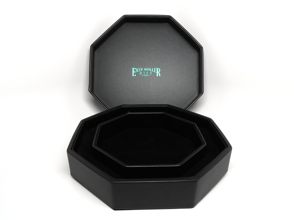 Green Cthulhu Dice Tray With Dice Staging Area and Lid - Role-Players