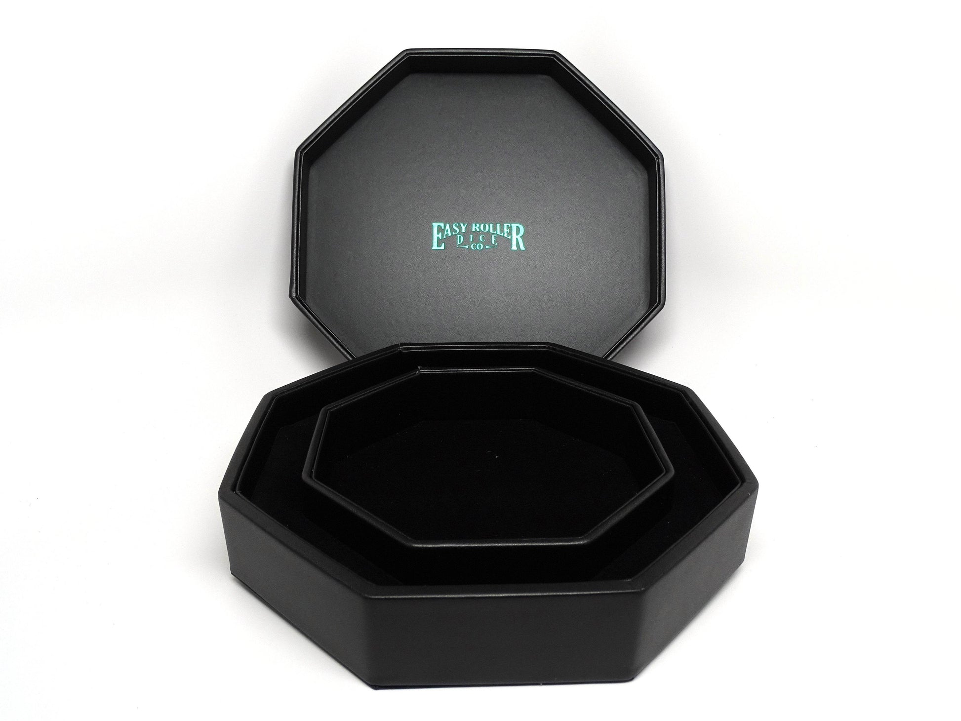 Green Cthulhu Dice Tray With Dice Staging Area and Lid - 