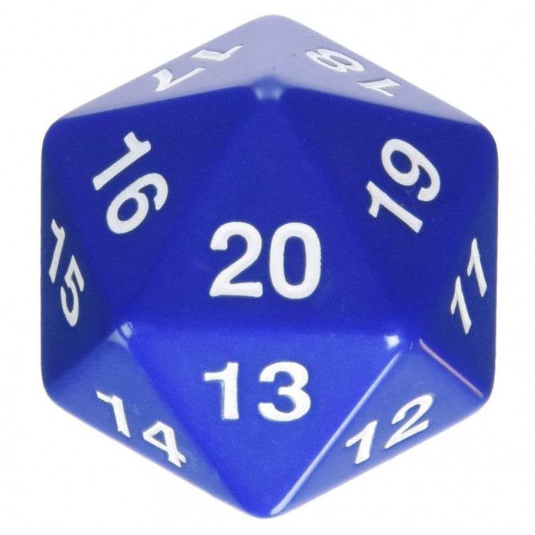 55mm D20 (Blue w/ white) Spin-Down Die - 