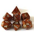 Glitter Polyhedral Gold/Silver 7-Die Set - Role-Players