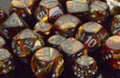 Lustrous™ Polyhedral Gold/silver 7-Die Set - Role-Players