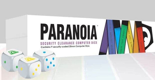 Paranoia Security Clearance Computer Dice (9) - 