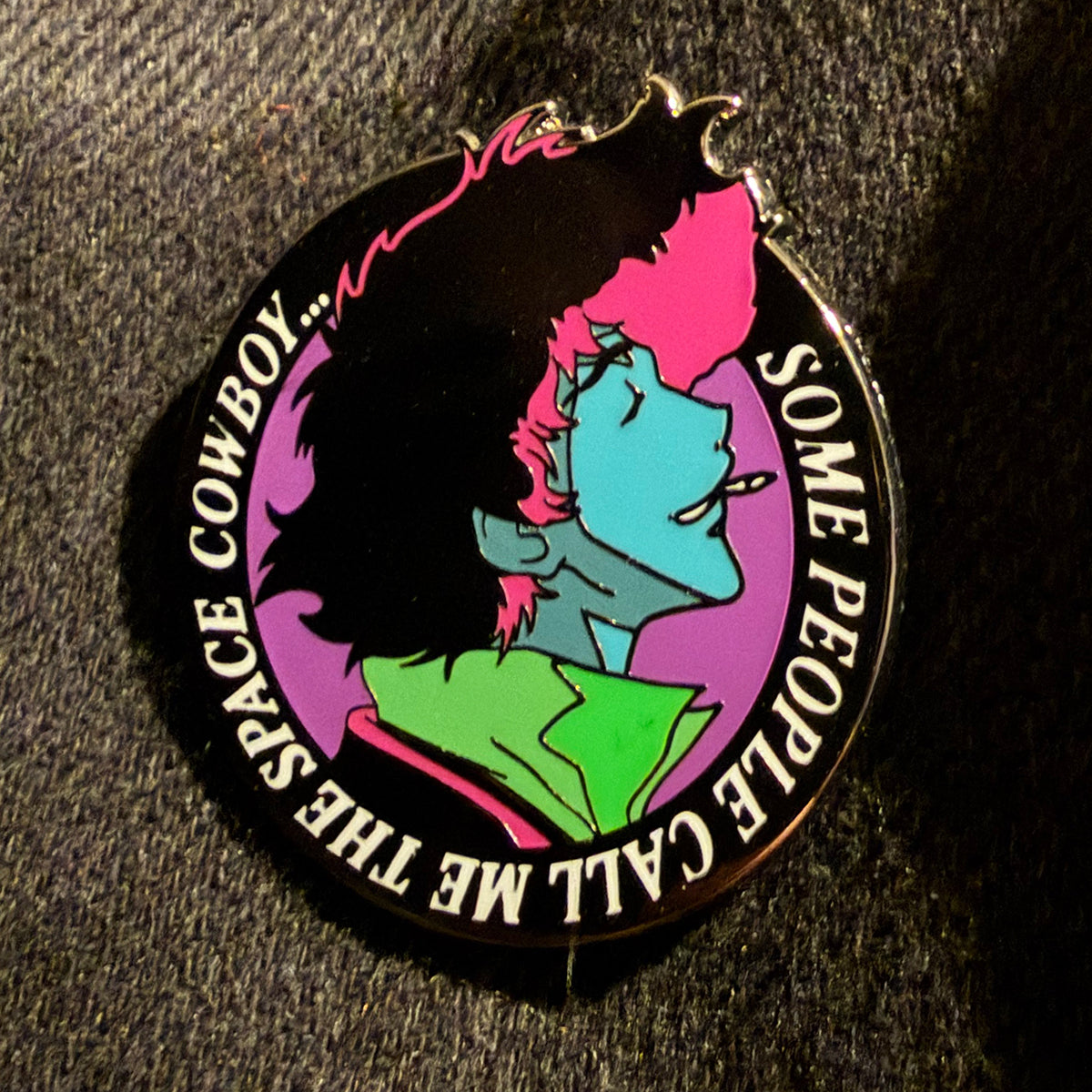 Smoke Spiegel 1.5" Hard Enamel Pin