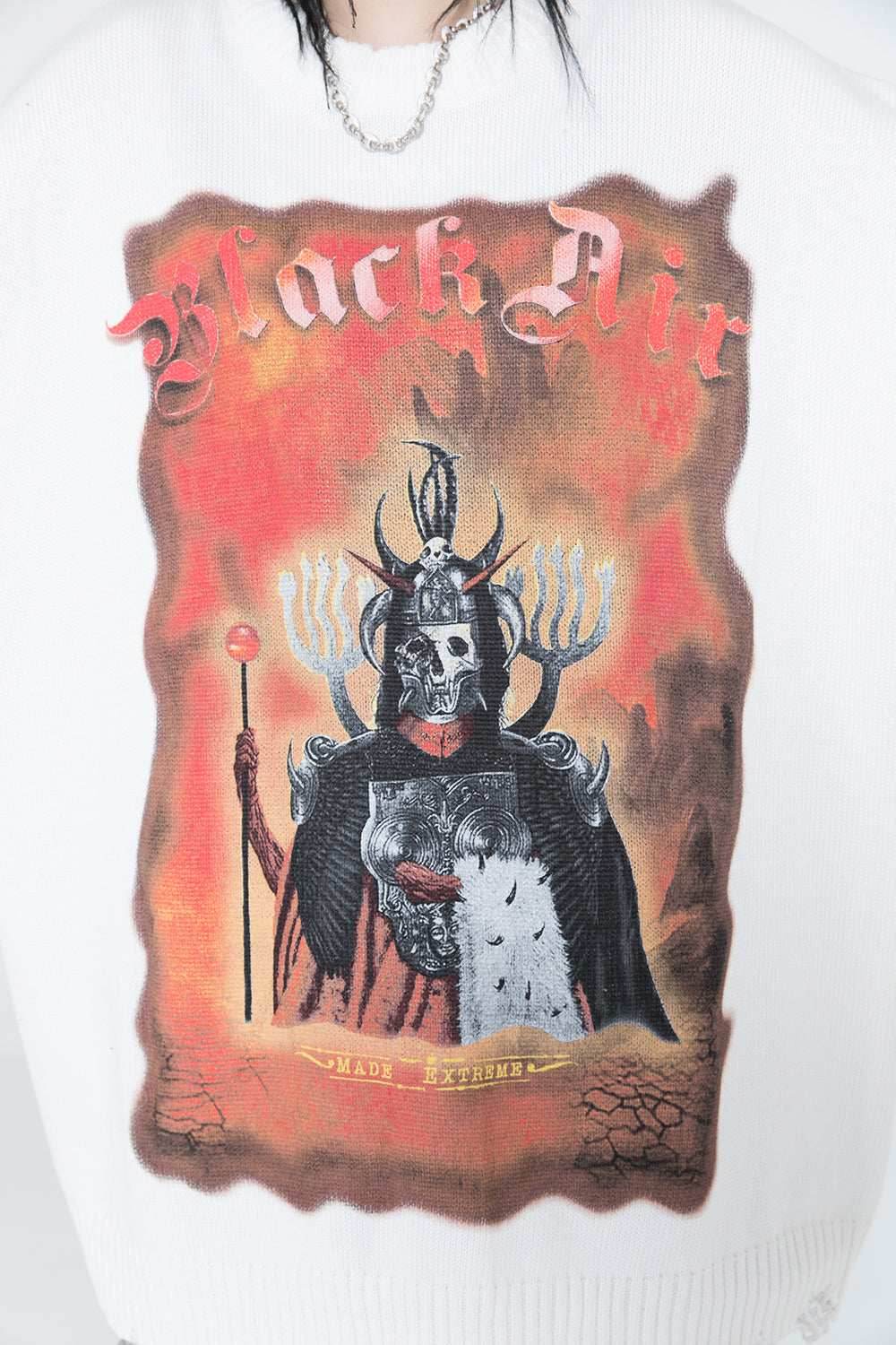 Extreme Dark Demon Knit Sweater - Black / S
