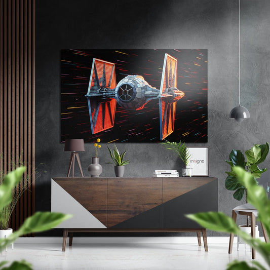 Starfighter Brushed Aluminum Dibond Wall Art