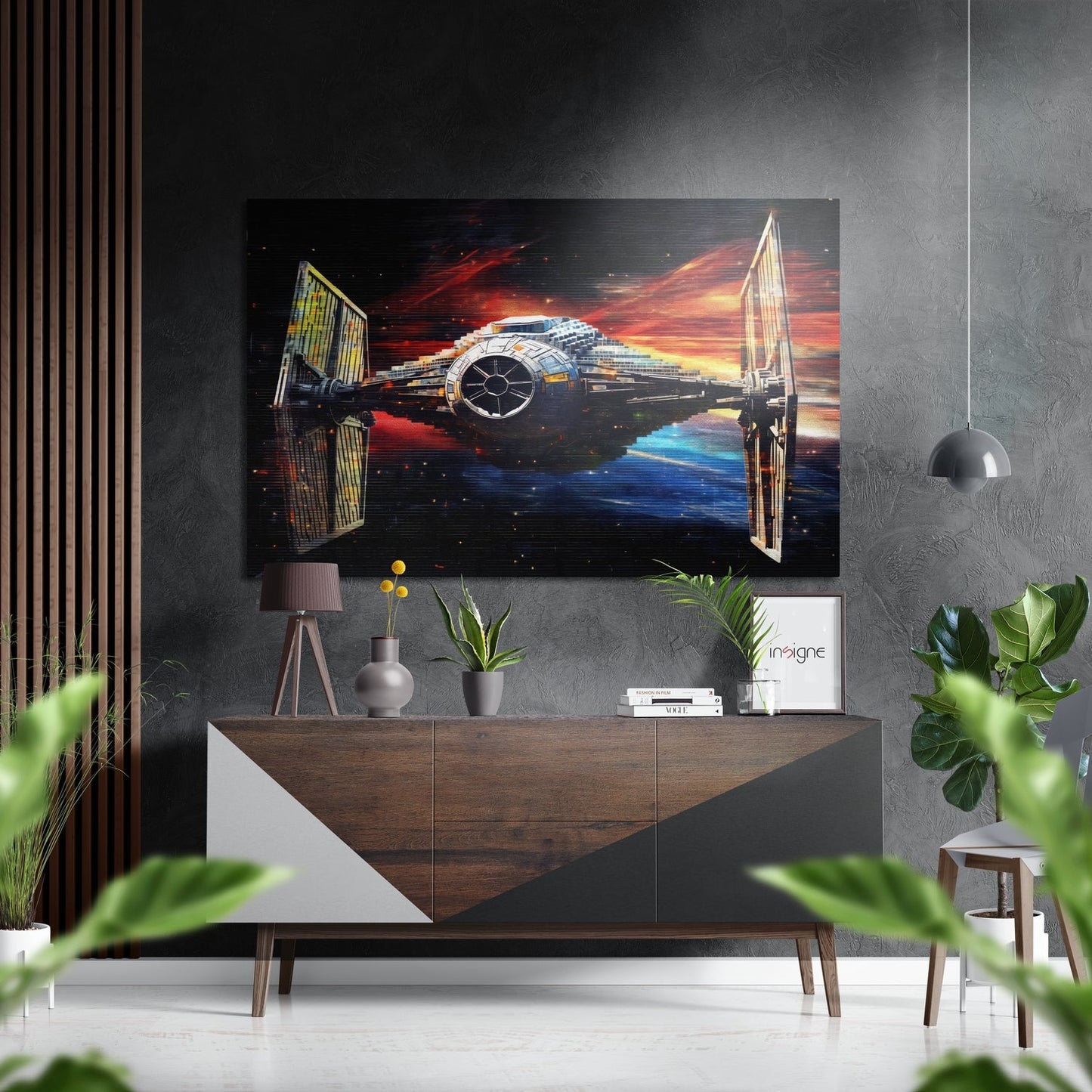 Starfighter Brushed Aluminum Dibond Wall Art