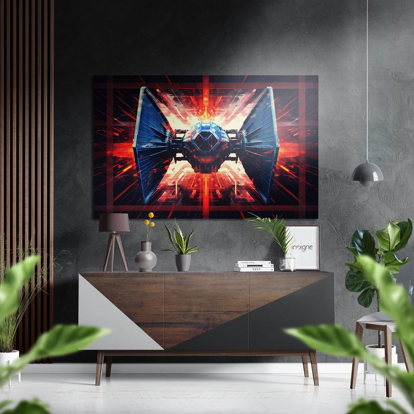 Starfighter Brushed Aluminum Dibond Wall Art