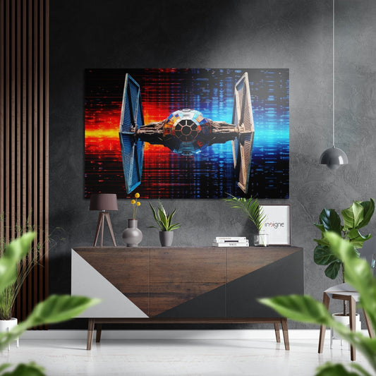 Starfighter Brushed Aluminum Dibond Wall Art