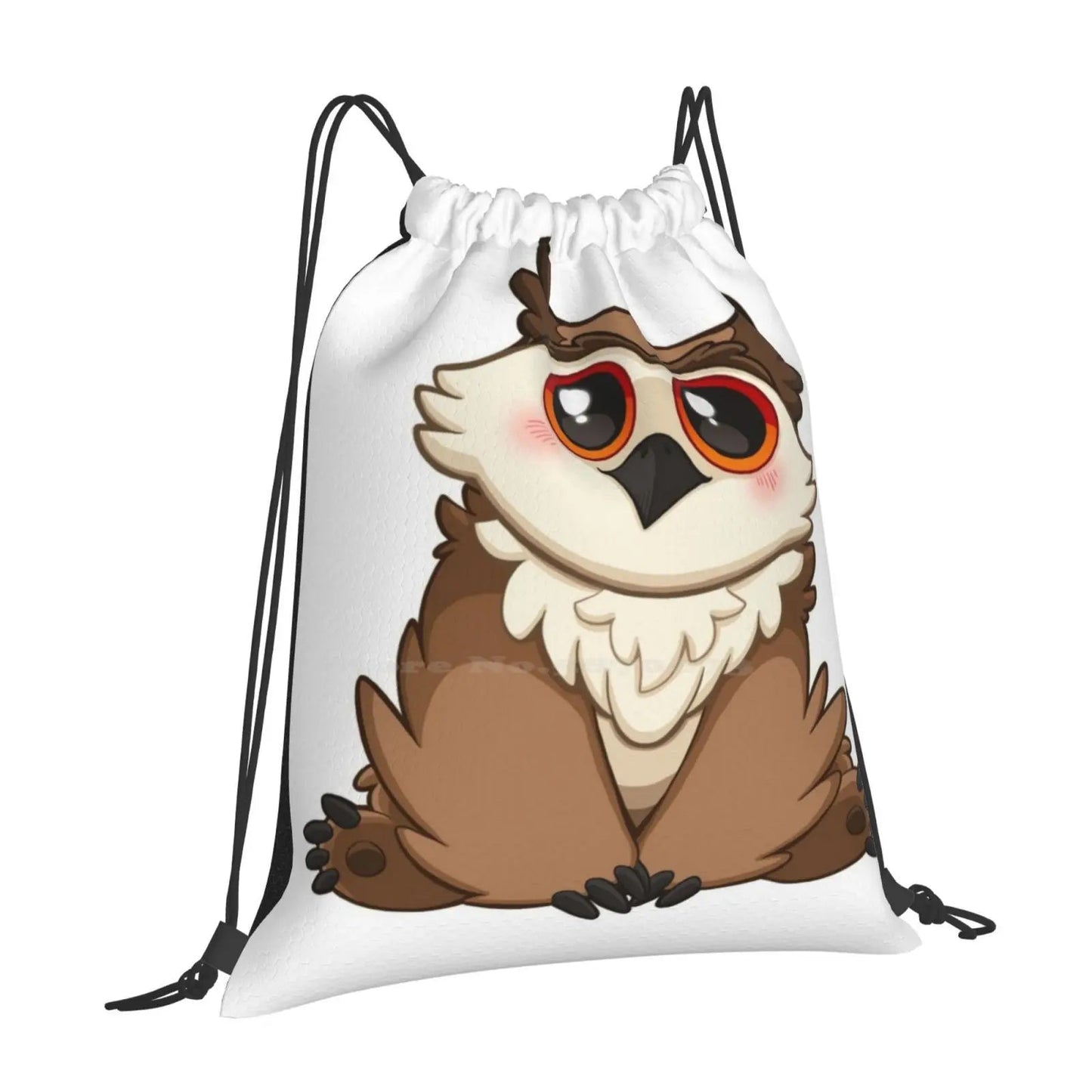 Adorable Owlbear - Cute D&D Adventures School Bags Travel Laptop Backpack Owlbear Owl Bear And Dragons Dnd Waffles Waffle Crew