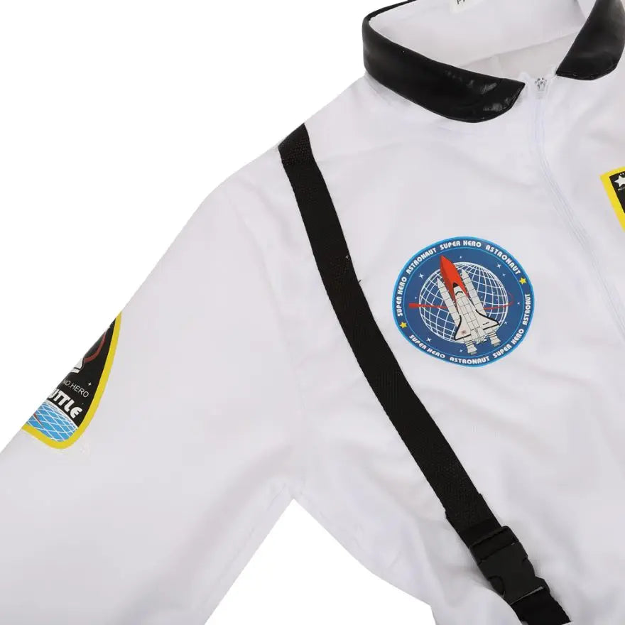 Adult Astronaut Costume Women Men Space Astronaut Costume Cosplay Kids Zipper Jumpsuit Family Spacesuit Costumes Carnival