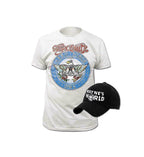 Adult Wayne's World T-shirt and Hat Costume Set - S