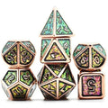 Adventurer Dwarven Metal Plating Dice Set - 