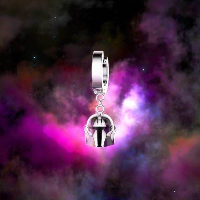 Star Wars™ Mando Earring - Chrome / Single