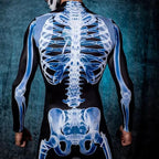 Horror Skull Frame Printed Jumpsuit