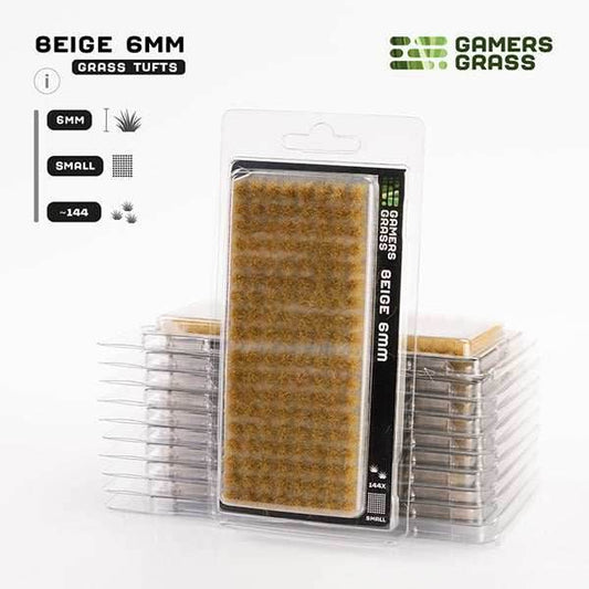 Gamers Grass Tufts: Beige 6mm- Small - 