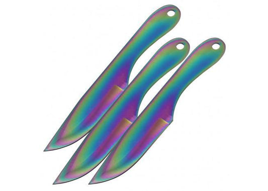 Aerodynamic Internal Reflection Balanced Throwing Knives