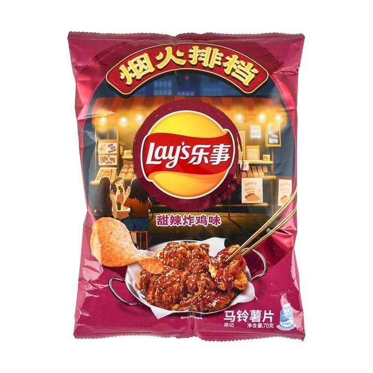 Lay's Potato Chips Sweet and Spicy Fried Chicken Flavor 2.47 oz - 