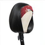 Afro Kinky Curly Short Bob Wigs Headband Wigs for Black Women Water Wave Synthetic Hair Wigs Wigs For Black Women Cosplay Wigs For Women