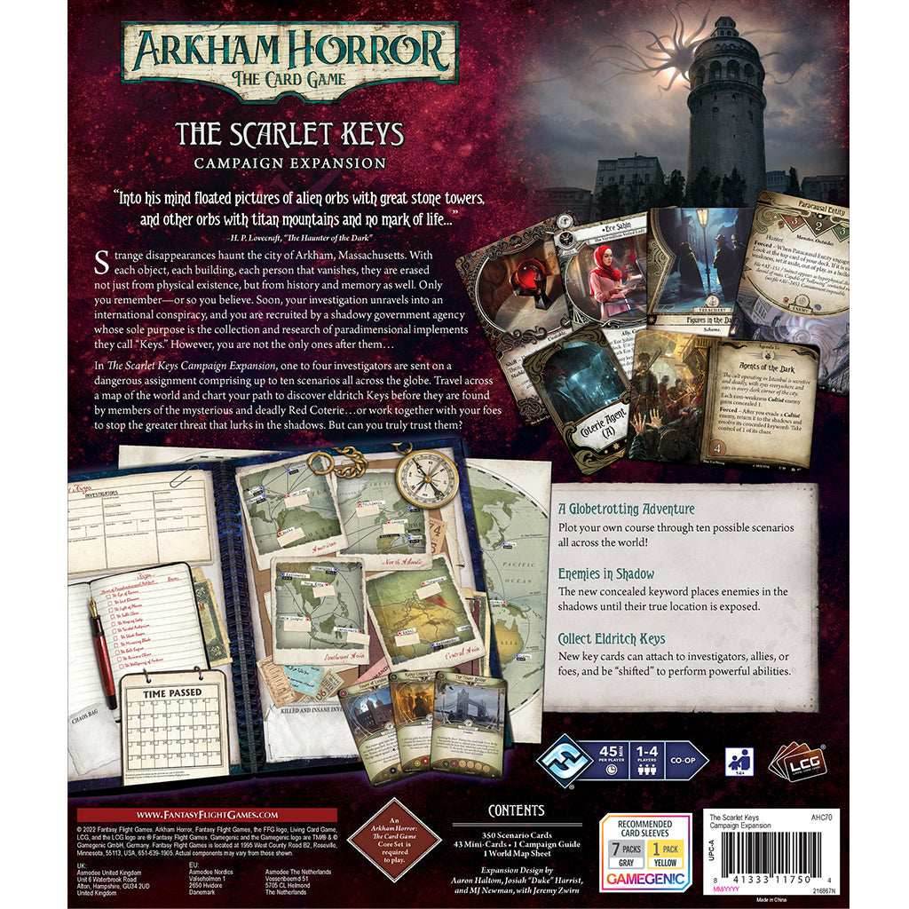 Arkham Horror LCG: The Scarlet Keys Campaign Expansion - 