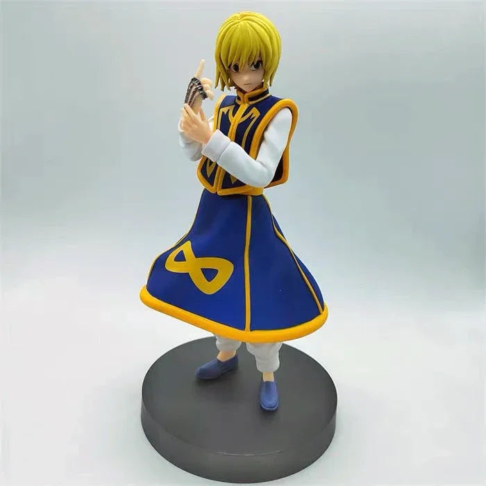 Aixlan 18CM HUNTER×HUNTER Amine Figure Kurapika PVC Action Figure Collectible Model Toys Doll Kid Birthday Gifts