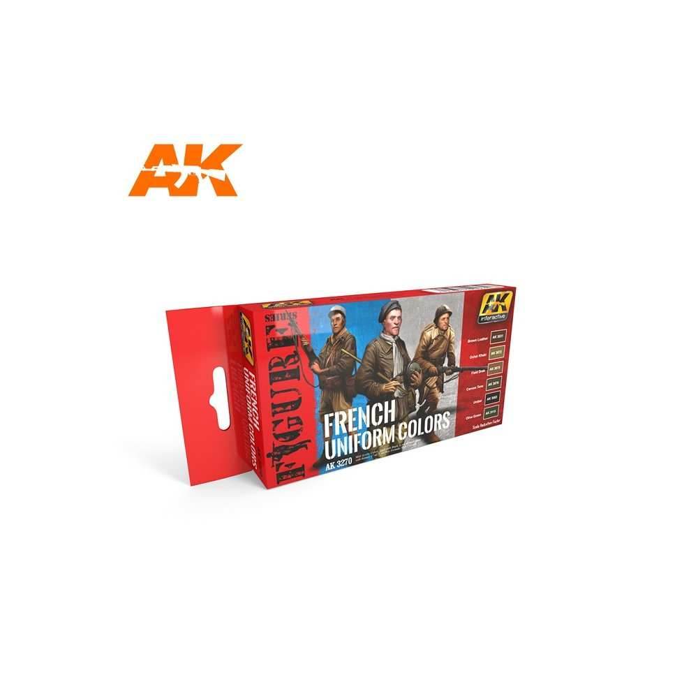 AK Interactive: French Uniform Colors - 