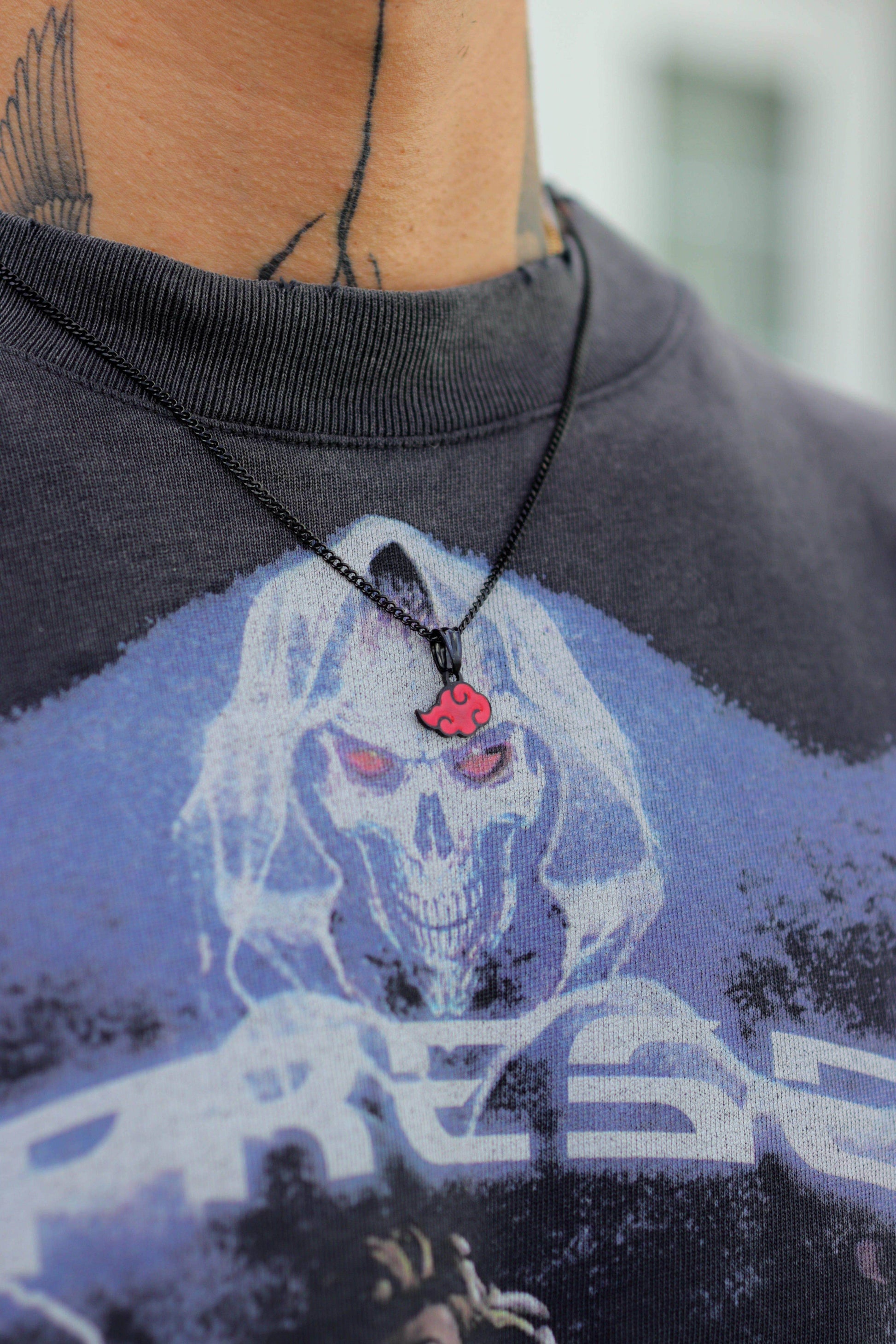 Naruto™ Akatsuki Necklace - Black