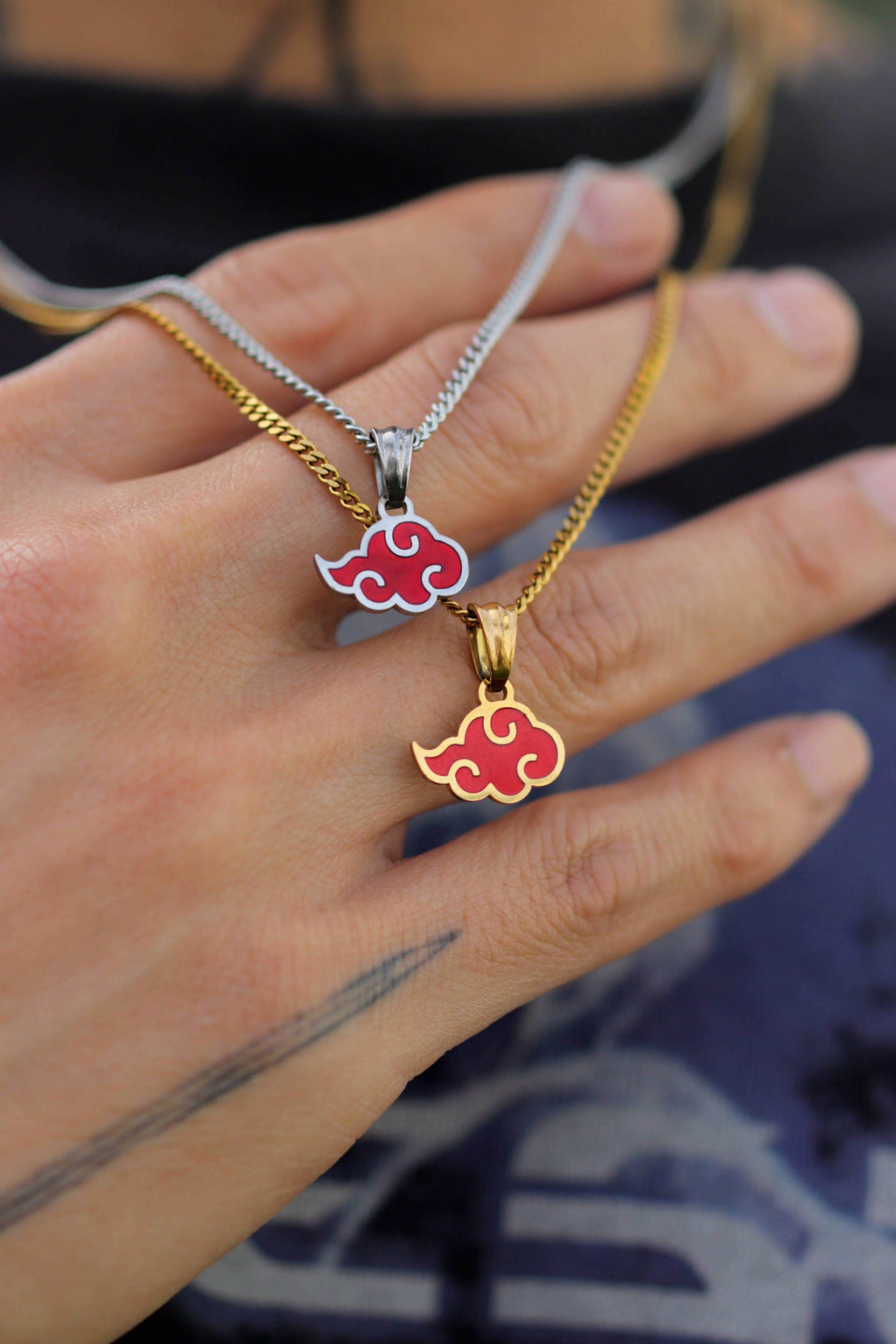 Naruto™ Akatsuki Necklace - Black