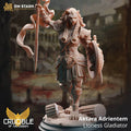 Aktara Adrientem, Lioness Gladiator (Female Leonin Fighter) - 32mm Scale
