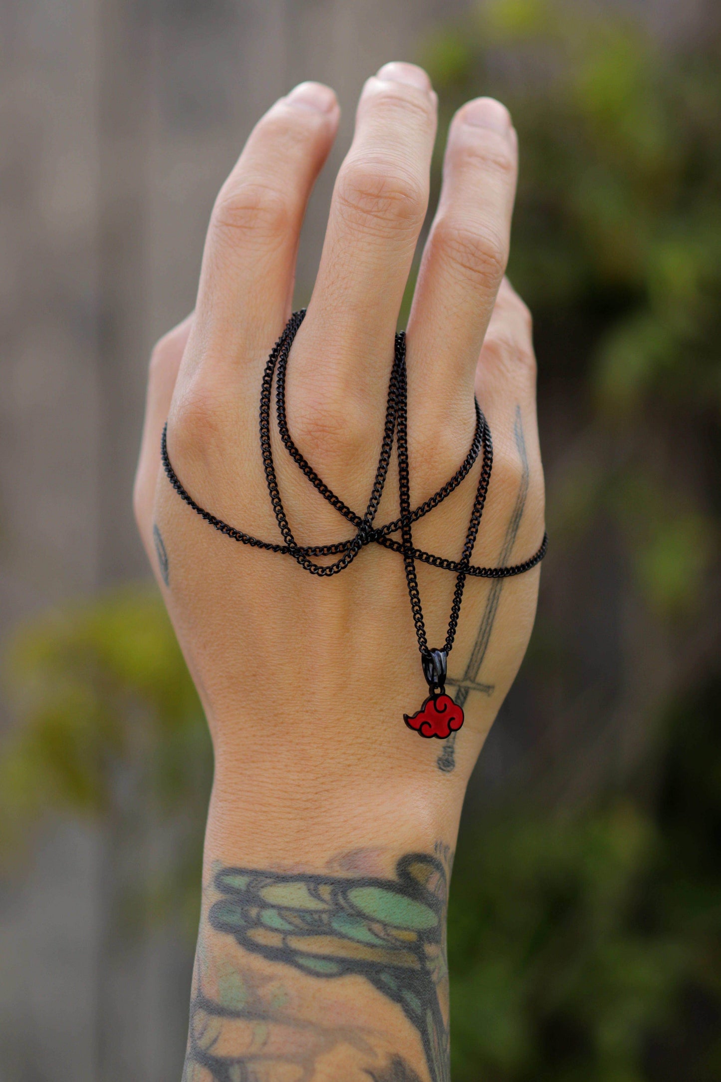 Naruto™ Akatsuki Necklace - Black