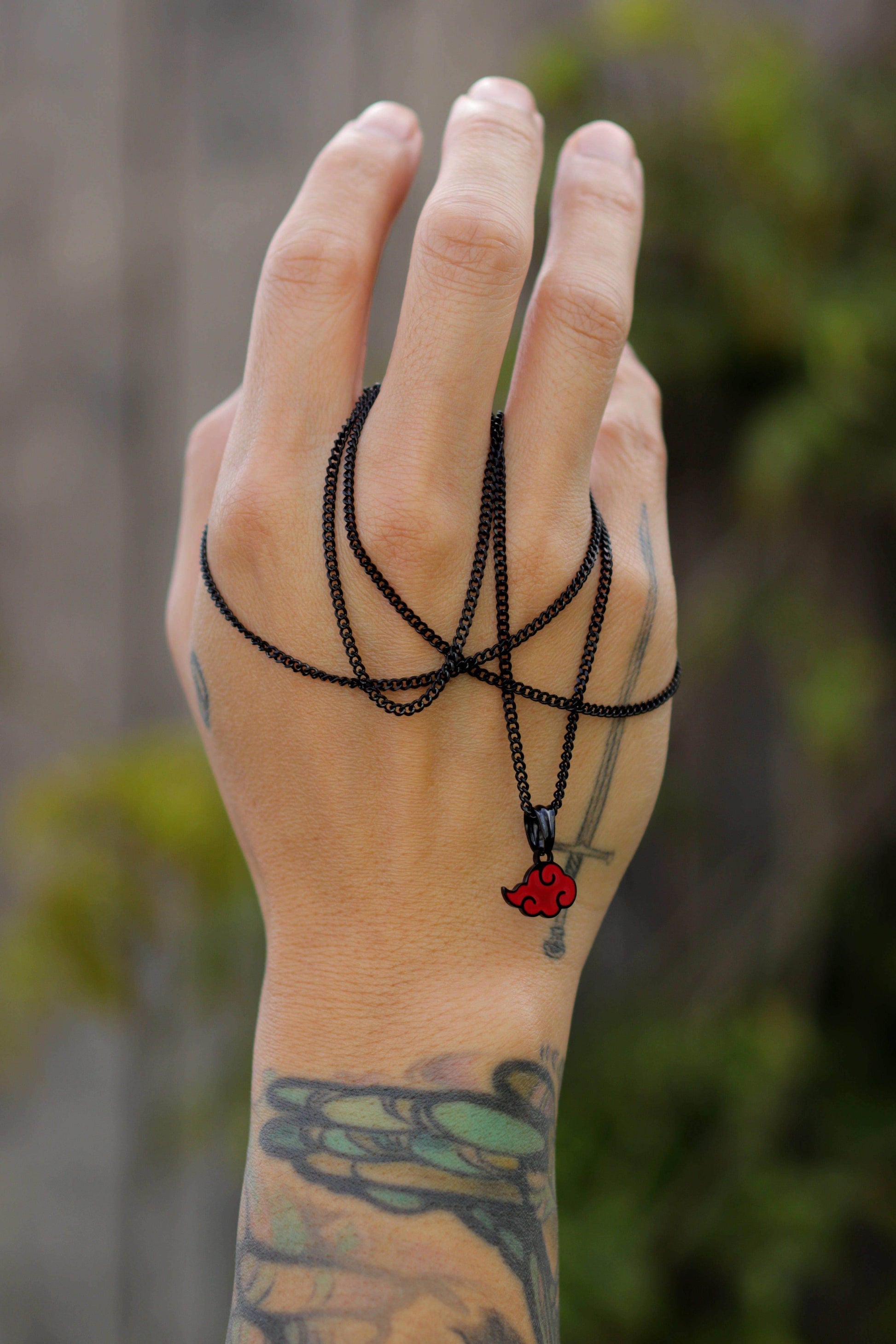 Naruto™ Akatsuki Necklace - Black
