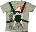 Alan Baby Bjorn With Graphic Human Tree Dark Khaki T-Shirt - S