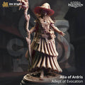 Alia of Ardris, Adept of Evocation (Female Human Wizard) - 32mm Scale