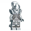Alien Xenomorph metalic silver Lego Minifigures custom toys