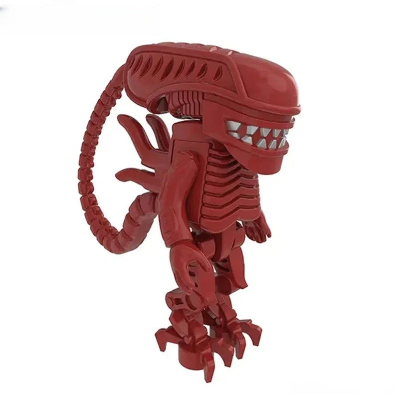 Alien Xenomorph Red body Lego Minifigures Custom Toys