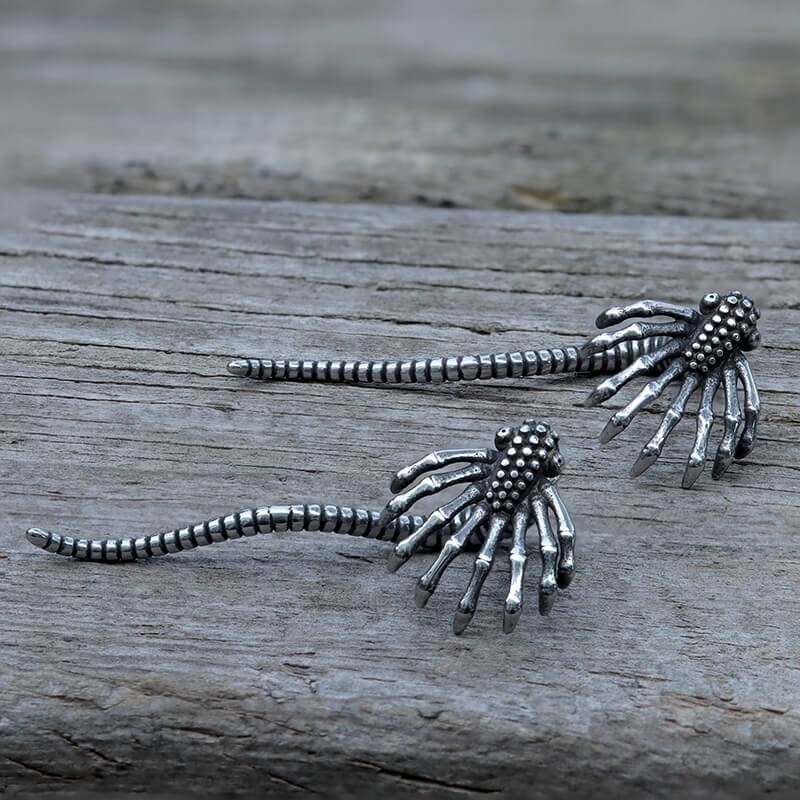 Alien Insect Stainless Steel Earrings - 