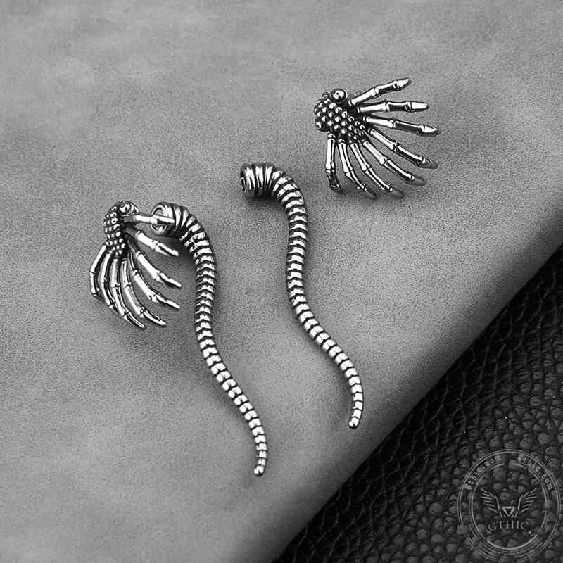 Alien Insect Stainless Steel Earrings - 