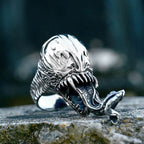 Alien Mutant Symbiote Stainless Steel Ring - Stainless Steel / 7