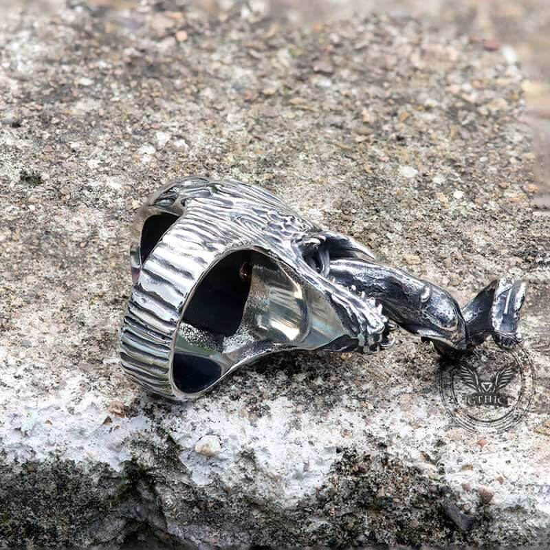 Alien Mutant Symbiote Stainless Steel Ring - Stainless Steel / 7