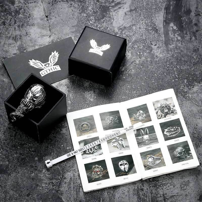 Alien Mutant Symbiote Stainless Steel Ring - Stainless Steel / 7
