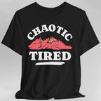 Alignment: Chaotic Tired T-shirt - Black / S