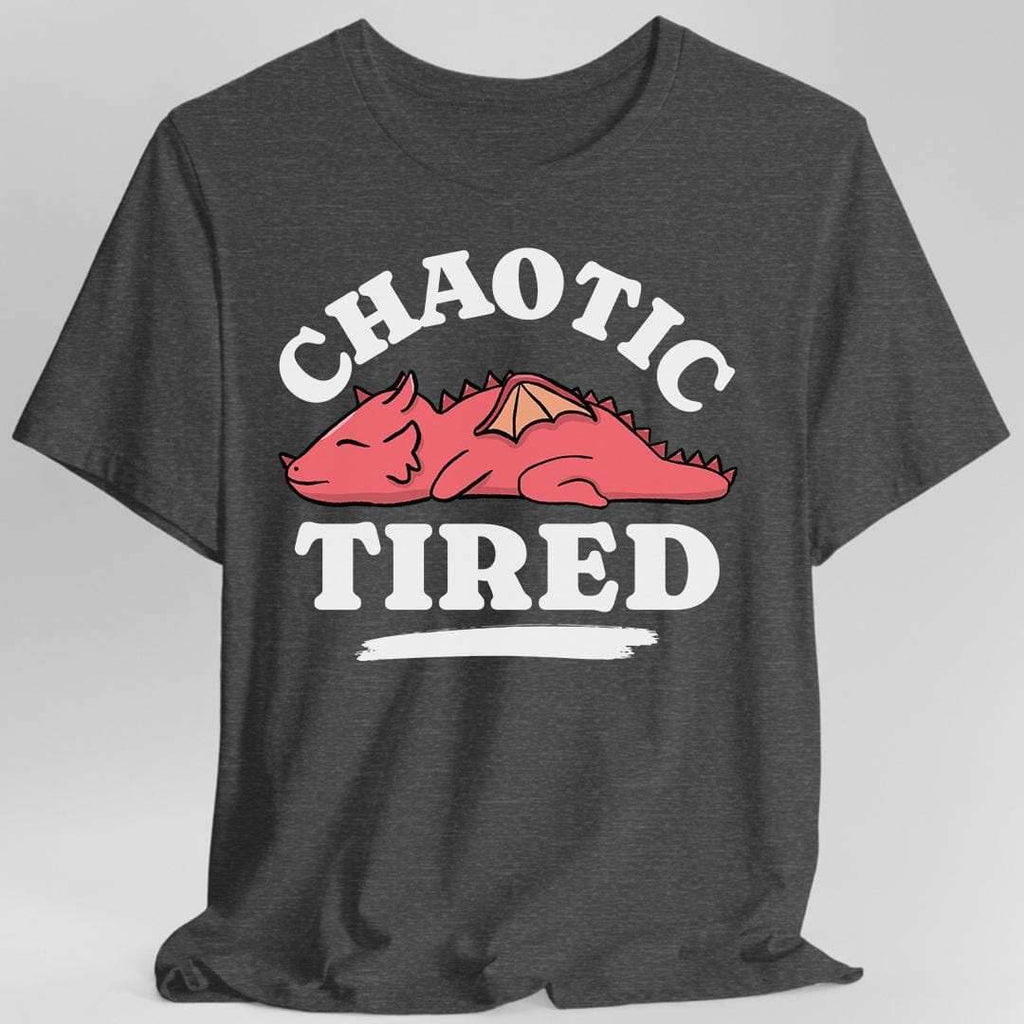 Alignment: Chaotic Tired T-shirt - Dark Heather / S