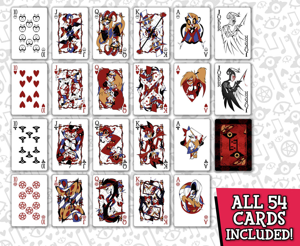 Hazbin Hotel Playing Cards