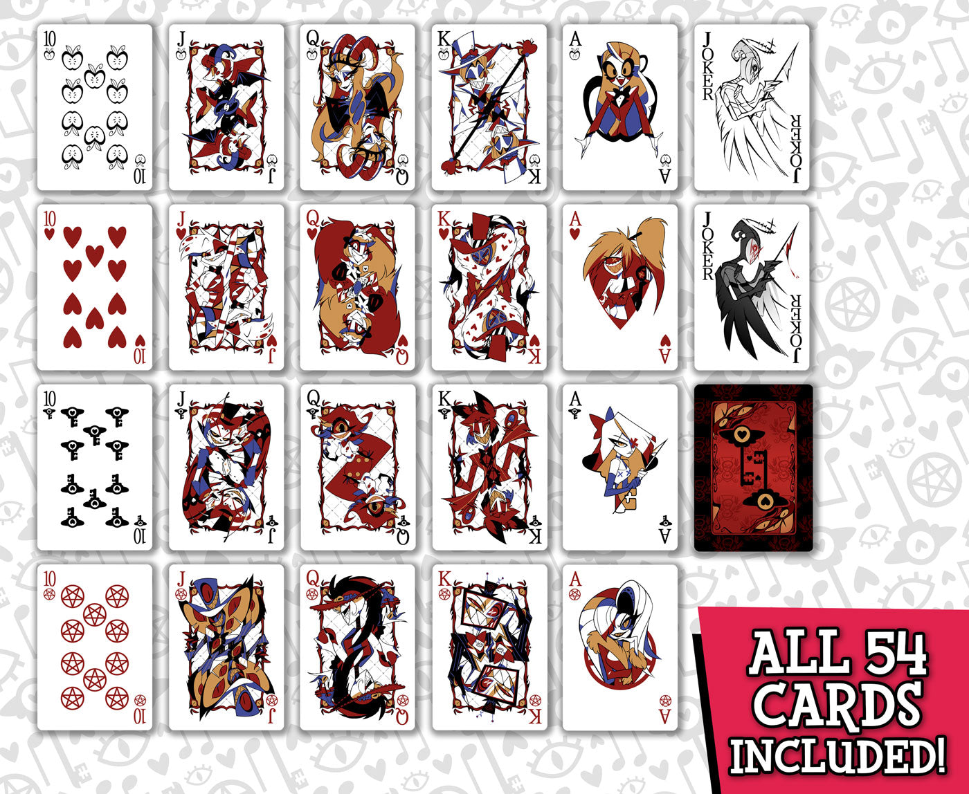 Hazbin Hotel Playing Cards