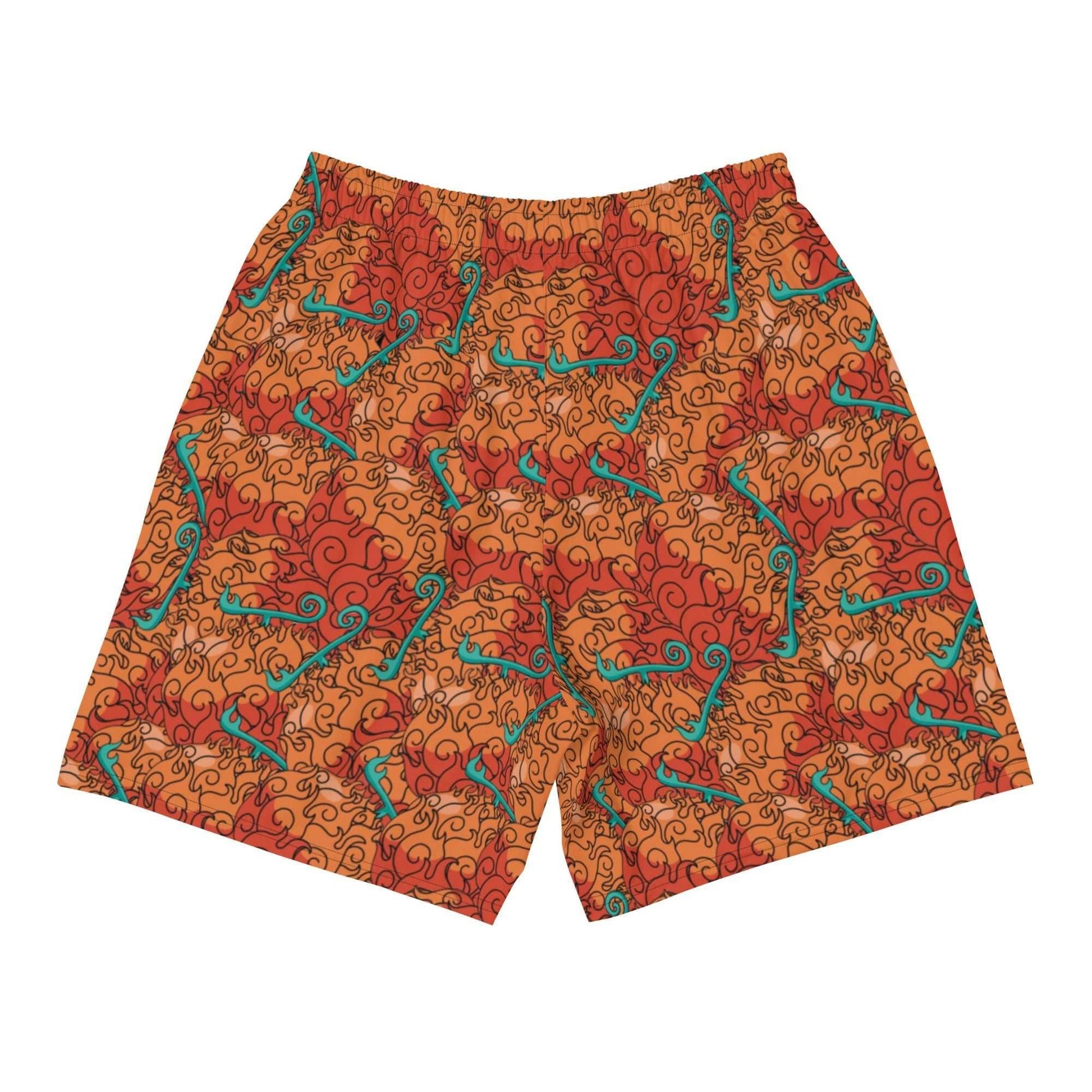 Flame Flame Devil Fruit Recycled Athletic Shorts - 2XS