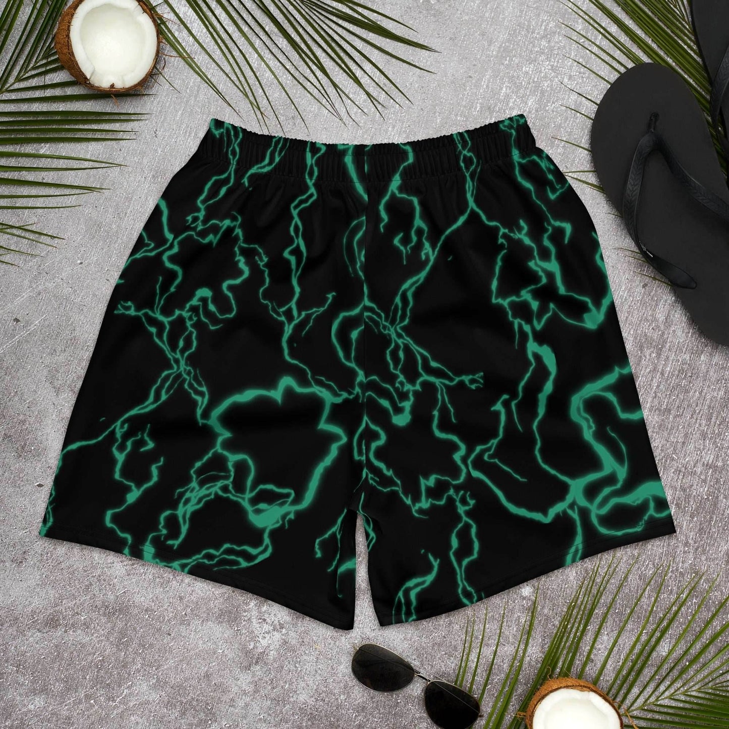 Black Whip Deku Recycled Athletic Anime Shorts - 2XS