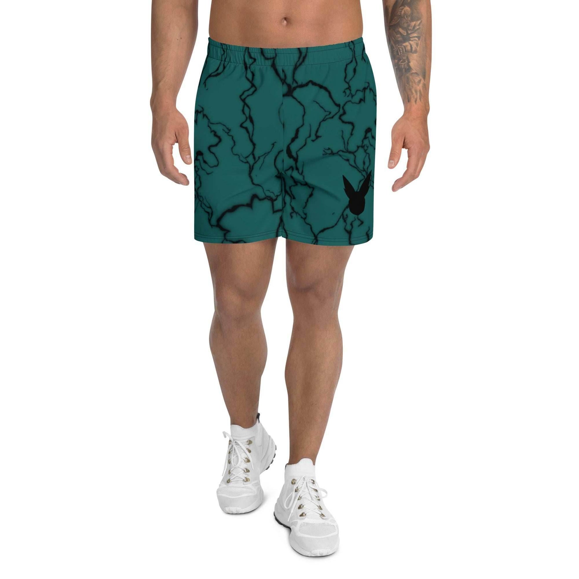 Black Whip Recycled Athletic Shorts - 2XS
